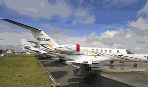 The Citation CJ4 enjoyed its official Australian launch at Avalon 2011. (John Absolon)
